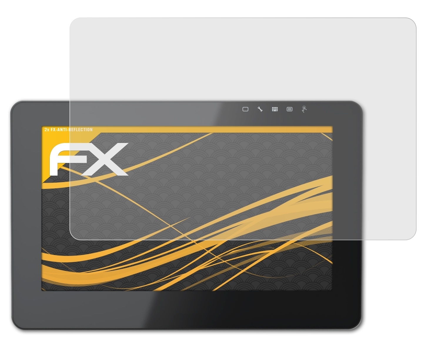 ATFOLIX 2x FX-Antireflex Displayschutz(für Wacom 16) Pro CINTIQ