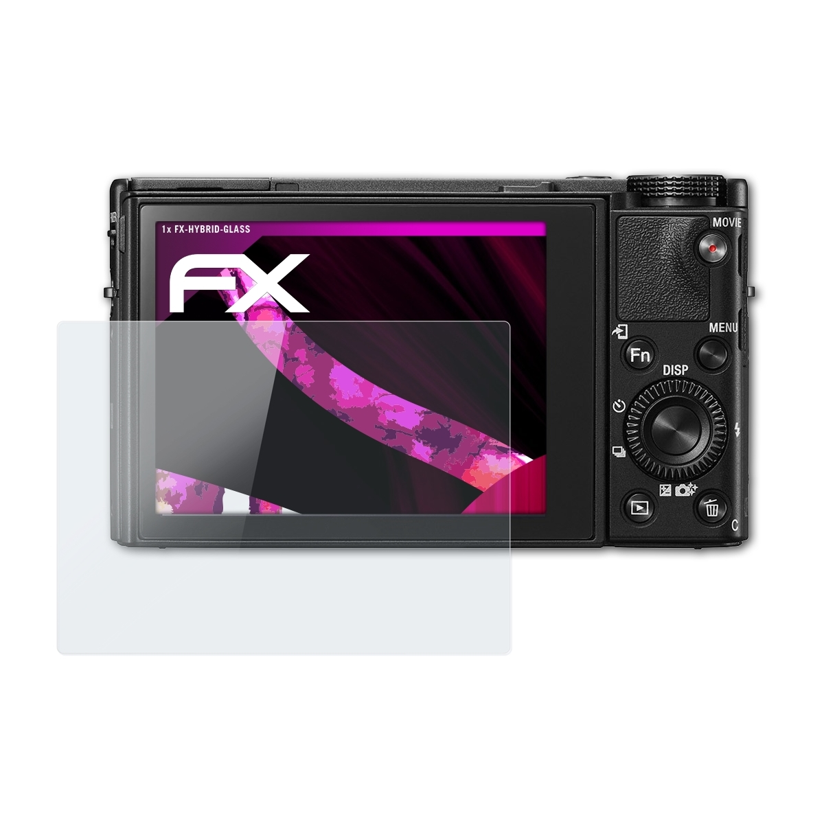 ATFOLIX FX-Hybrid-Glass Schutzglas(für Sony DSC-RX100 V)