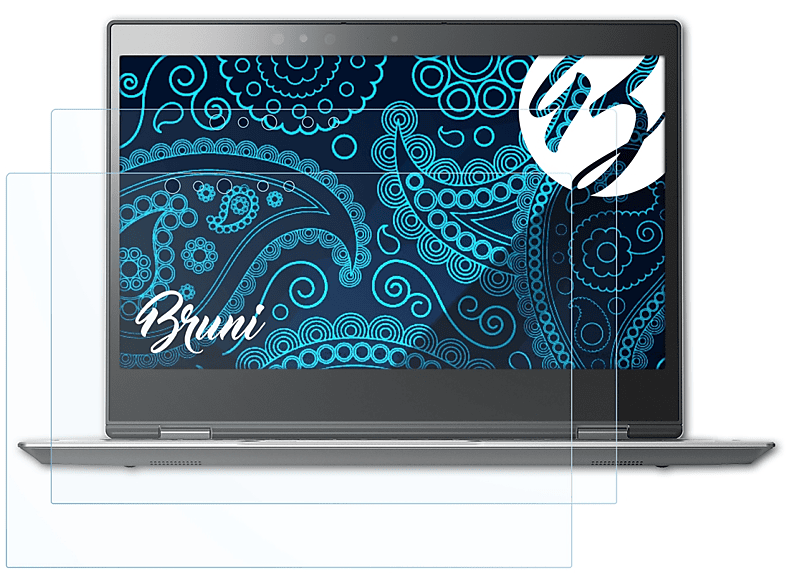BRUNI 2x Basics-Clear Schutzfolie(für Toshiba Portege X20W)