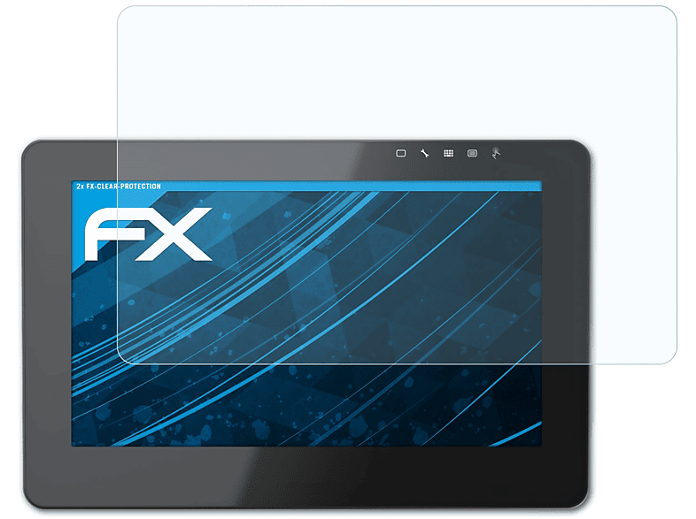 2x FX-Clear 16) ATFOLIX Wacom CINTIQ Displayschutz(für Pro