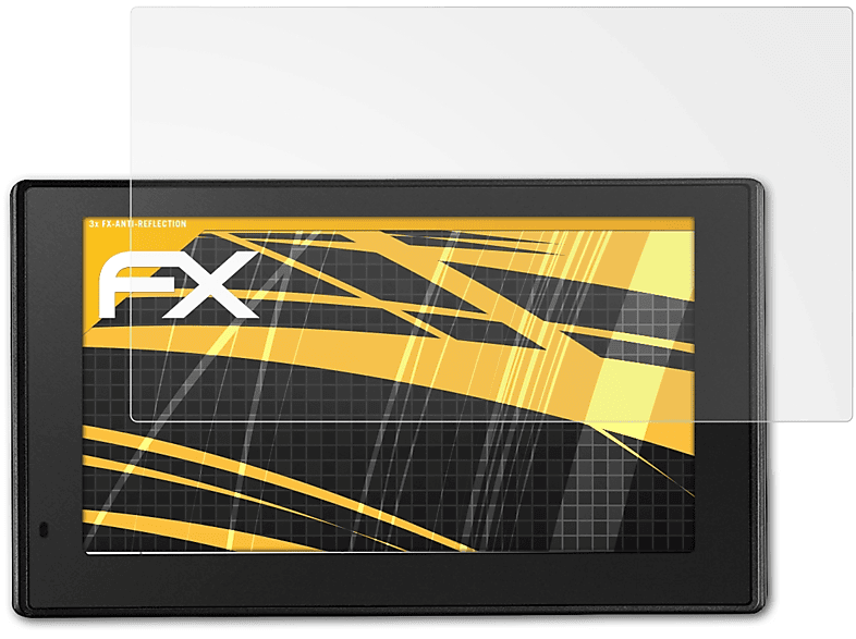 ATFOLIX 3x FX-Antireflex Displayschutz(für Garmin DriveAssist 51 LMT-S)