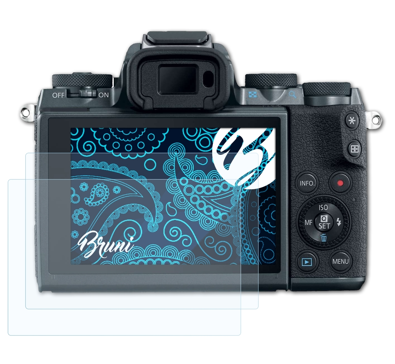 Schutzfolie(für Canon 2x EOS M5) BRUNI Basics-Clear