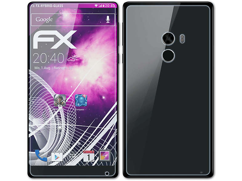 ATFOLIX FX-Hybrid-Glass Schutzglas(für Xiaomi Mi Mix)