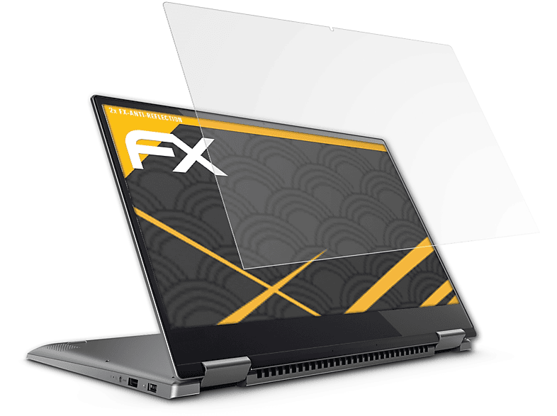ATFOLIX 2x FX-Antireflex Displayschutz(für Lenovo (15 Yoga 720 inch))