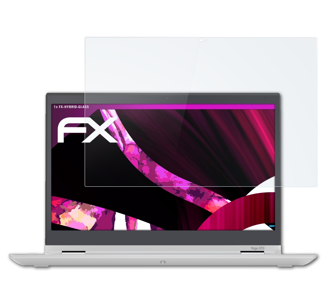 FX-Hybrid-Glass Yoga 370) ATFOLIX Lenovo ThinkPad Schutzglas(für