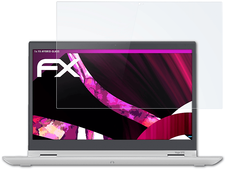 ATFOLIX FX-Hybrid-Glass Schutzglas(für Lenovo Yoga 370) ThinkPad