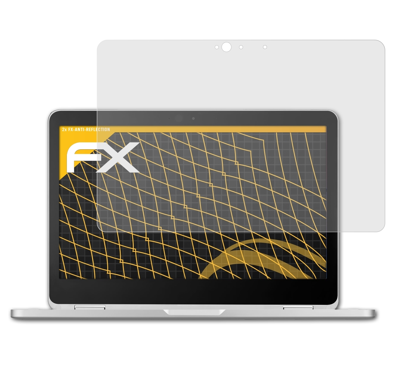 Flip C302CA 2x Displayschutz(für Chromebook FX-Antireflex (ASUS)) ATFOLIX Google