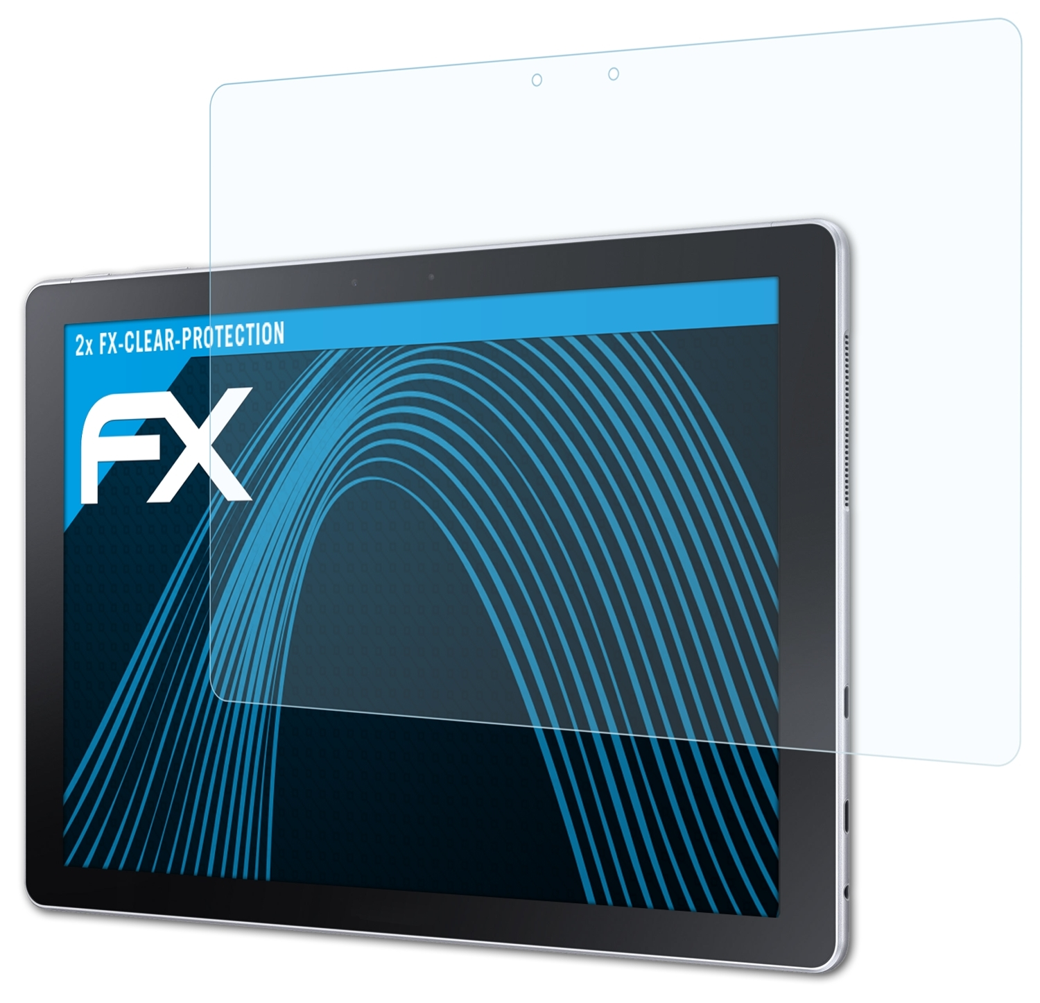 ATFOLIX 2x FX-Clear Displayschutz(für Samsung Book Galaxy 12)