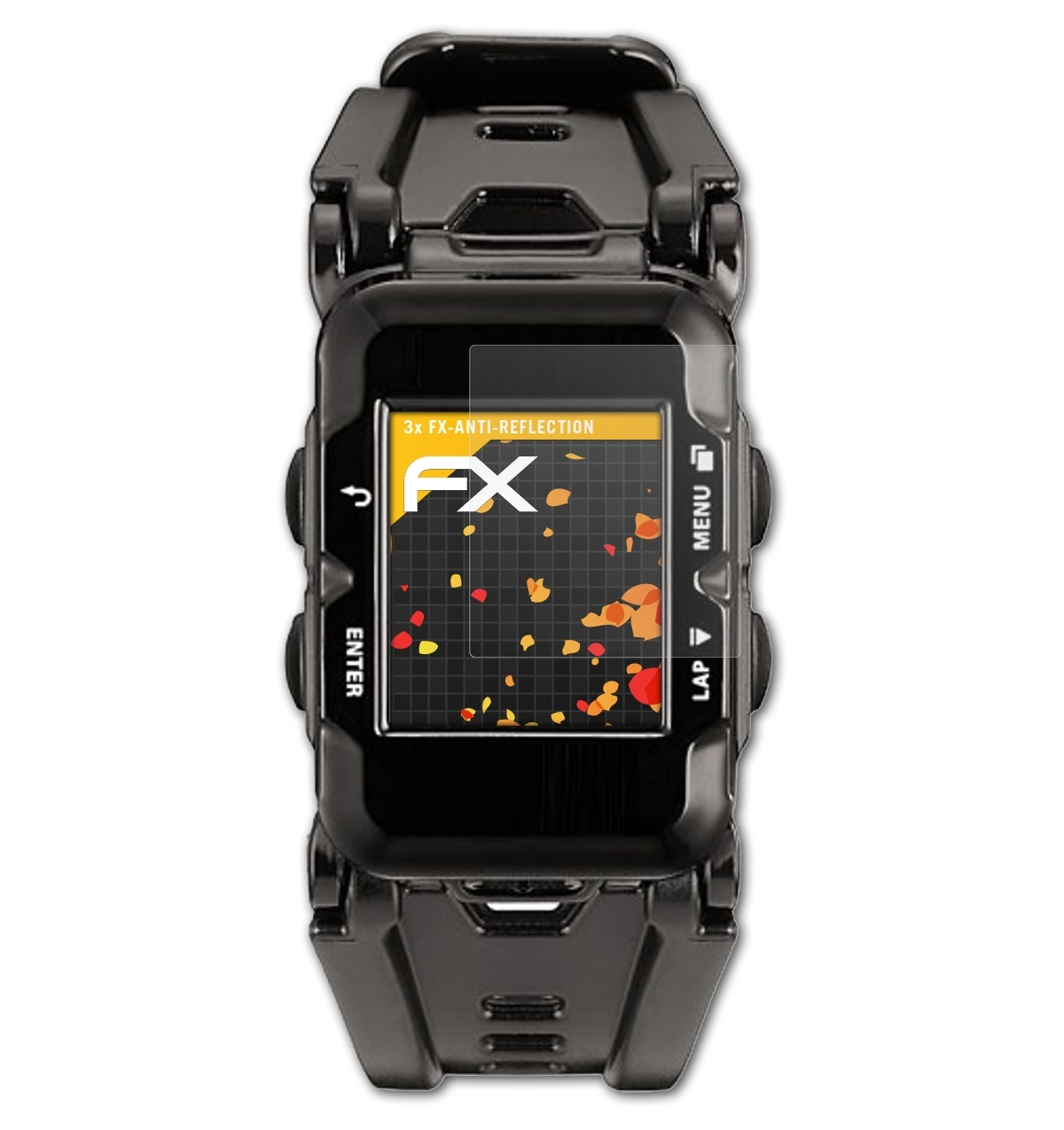 ATFOLIX 3x FX-Antireflex Lezyne GPS Watch) Displayschutz(für C Micro
