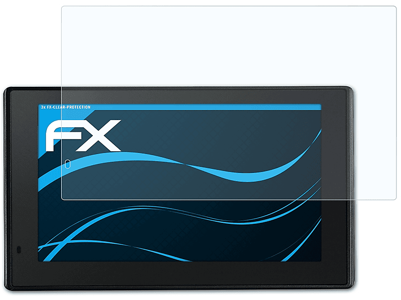 ATFOLIX 3x FX-Clear Displayschutz(für Garmin DriveSmart 51 LMT-S)