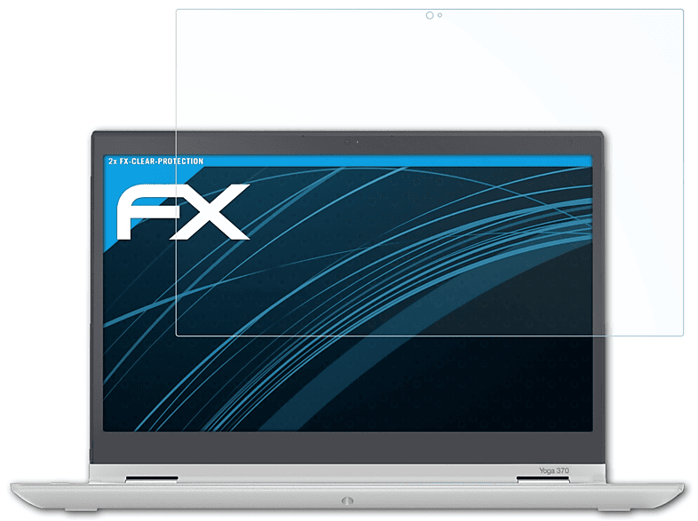 ATFOLIX 2x FX-Clear Displayschutz(für Lenovo ThinkPad Yoga 370)