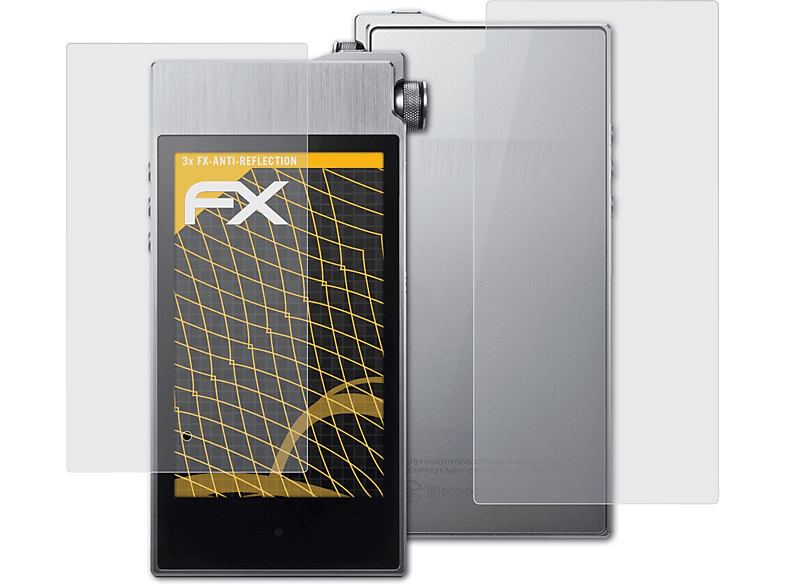 ATFOLIX 3x FX-Antireflex Displayschutz(für IRiver Astell&Kern AK100 II)