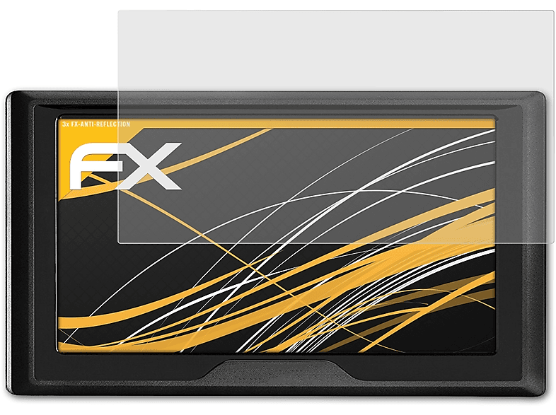 ATFOLIX 3x FX-Antireflex Displayschutz(für 61LMT-S) Garmin Drive