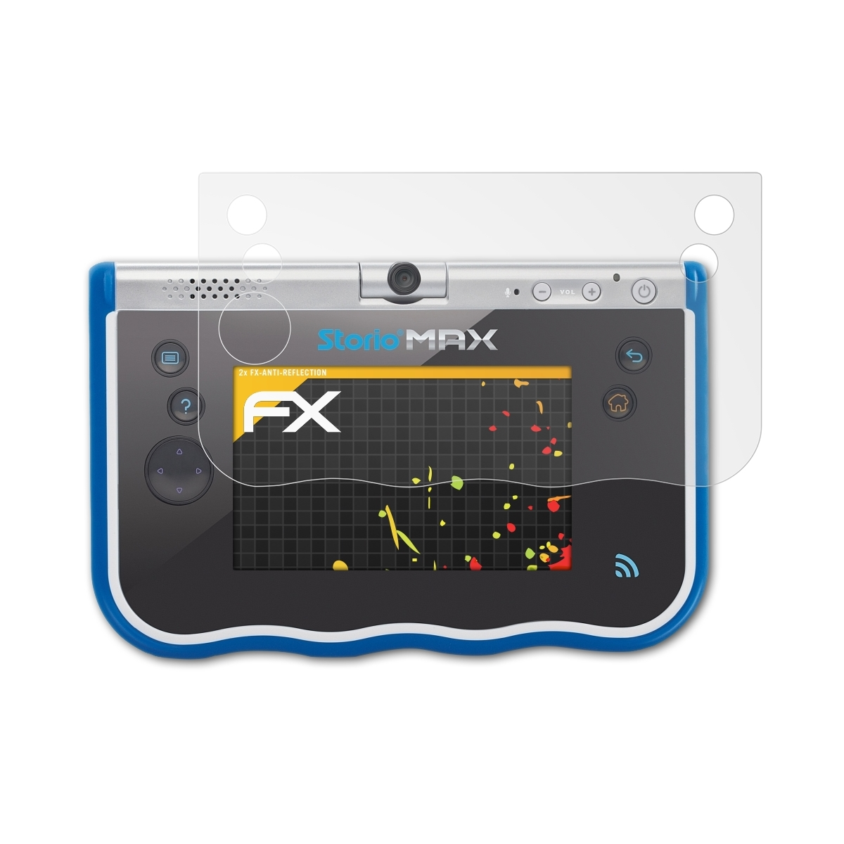 VTech 2x FX-Antireflex ATFOLIX Max Displayschutz(für Storio 5)