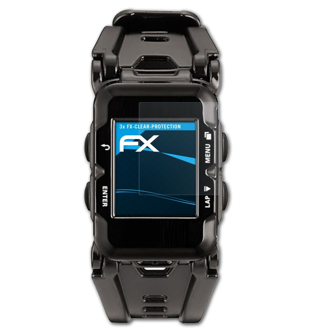 ATFOLIX 3x FX-Clear Displayschutz(für C Micro Watch) GPS Lezyne