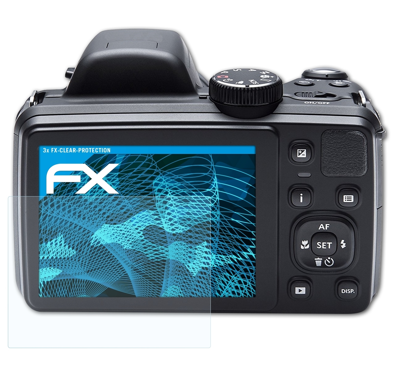 Kodak Displayschutz(für AZ421) PixPro FX-Clear 3x ATFOLIX