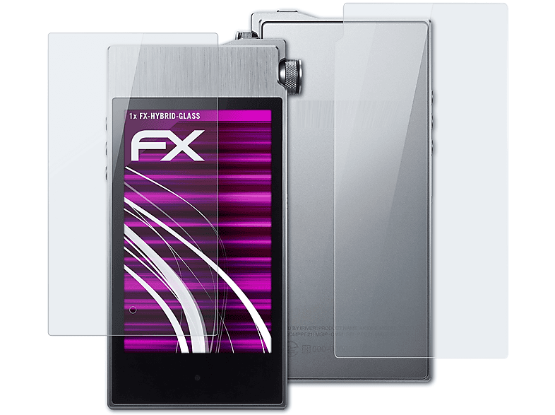 ATFOLIX FX-Hybrid-Glass AK100 Astell&Kern IRiver Schutzglas(für II)