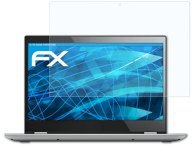 ATFOLIX 2x FX-Clear Displayschutz(für Lenovo Yoga 520 (14 inch))