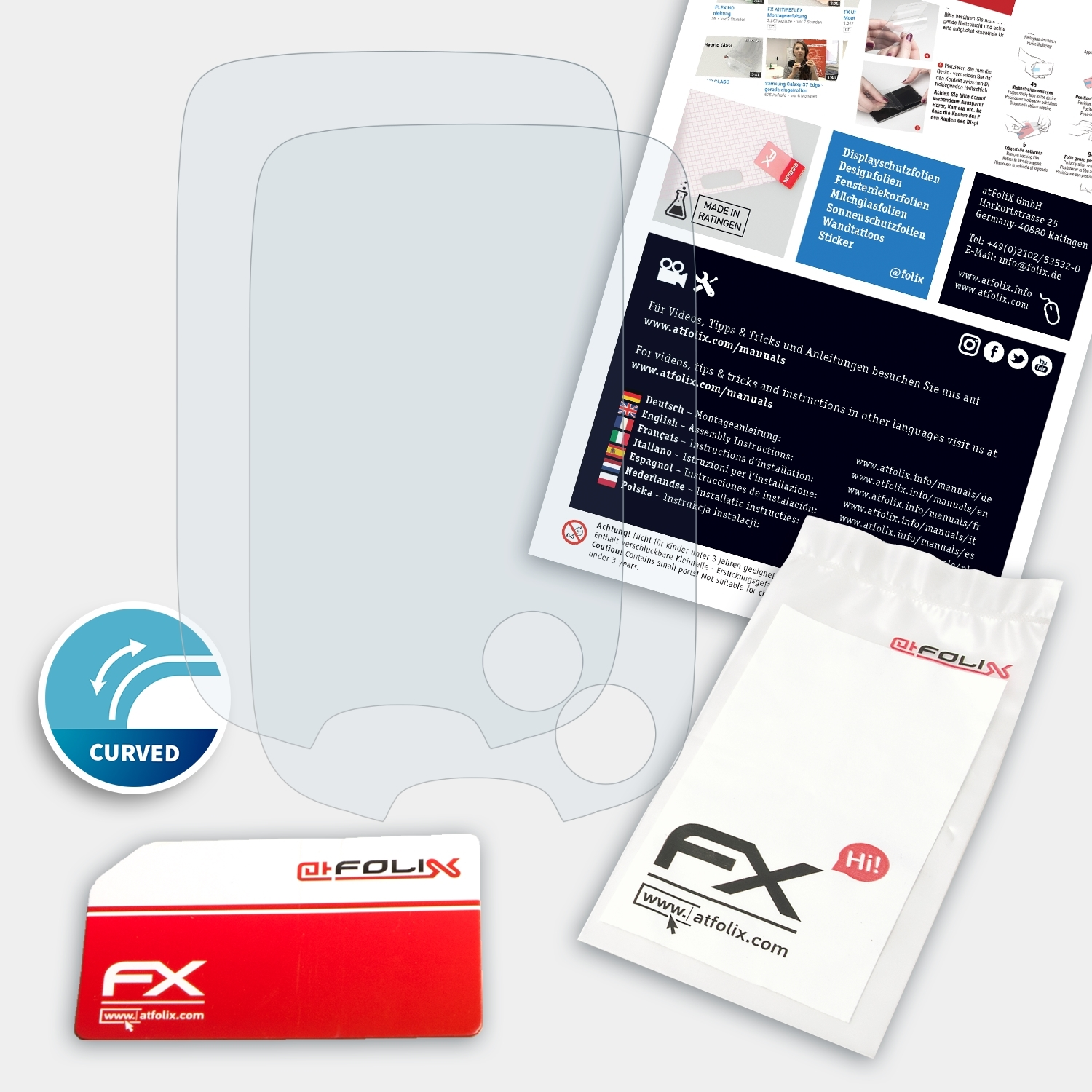 ATFOLIX 2x FX-ActiFleX Displayschutz(für FreeStyle Libre)