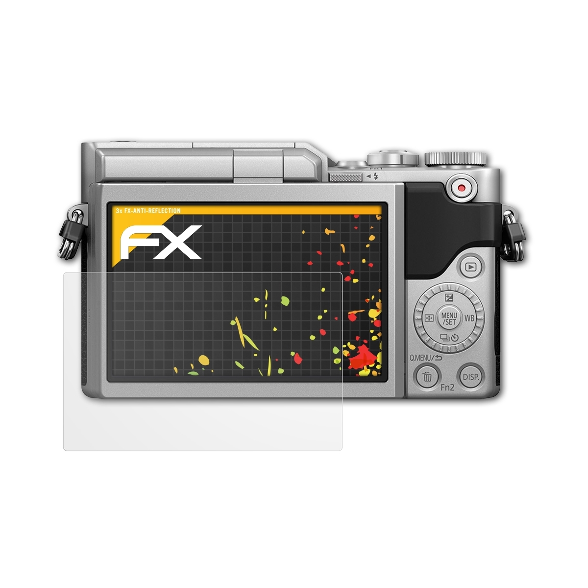 ATFOLIX 3x FX-Antireflex Displayschutz(für Panasonic Lumix DC-GX800)