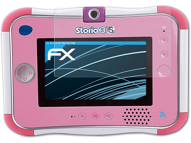 3S) 2x Storio FX-Clear ATFOLIX VTech Displayschutz(für