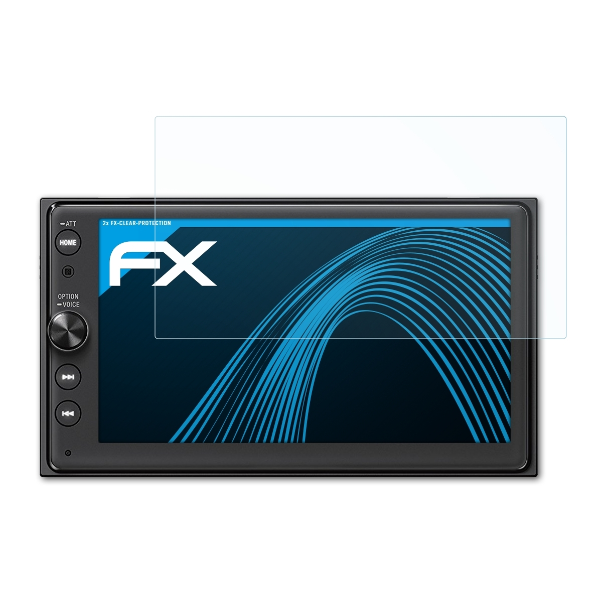 ATFOLIX Displayschutz(für 2x XAV-AX100) FX-Clear Sony