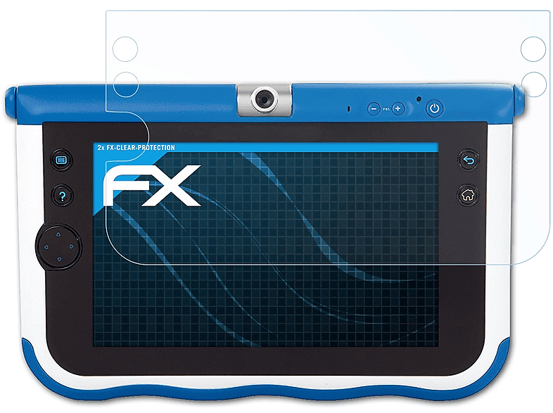 ATFOLIX 2x FX-Clear Displayschutz(für VTech Storio Max 7)