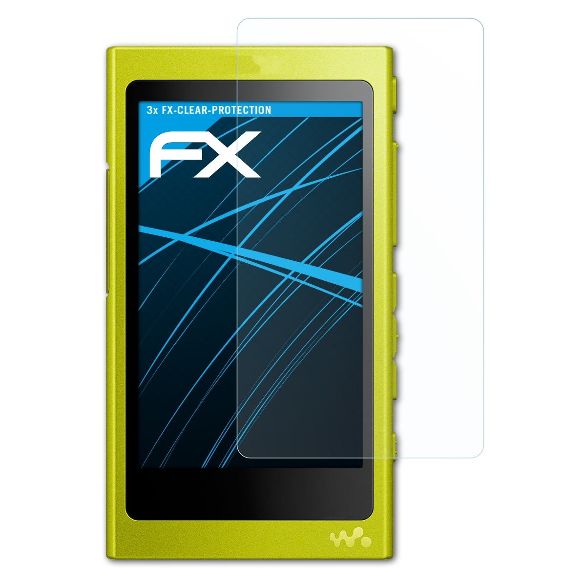 Displayschutz(für 3x Sony Walkman NW-A35) FX-Clear ATFOLIX