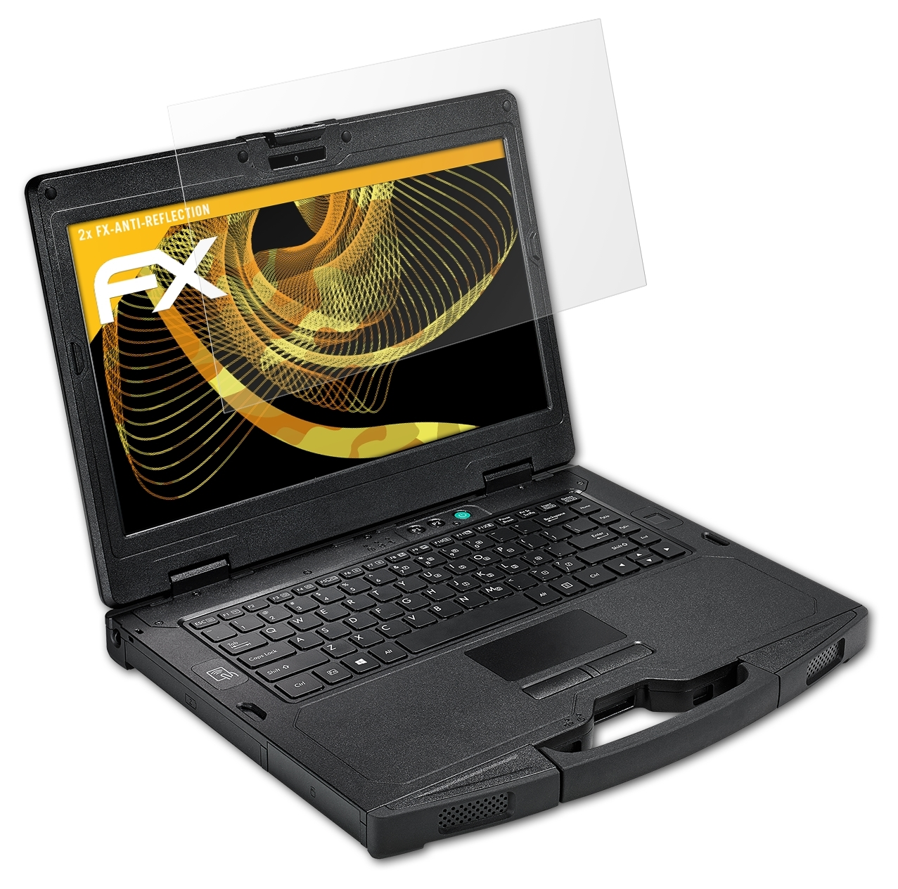 2x Getac FX-Antireflex ATFOLIX S410) Displayschutz(für