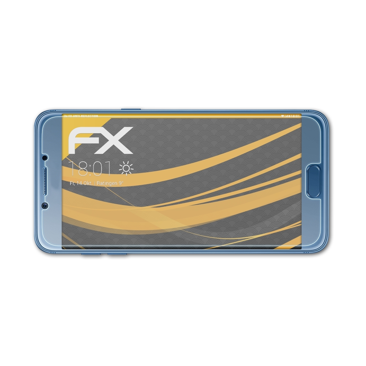 Displayschutz(für Galaxy ATFOLIX (SM-C5010)) Samsung FX-Antireflex 3x C5 Pro