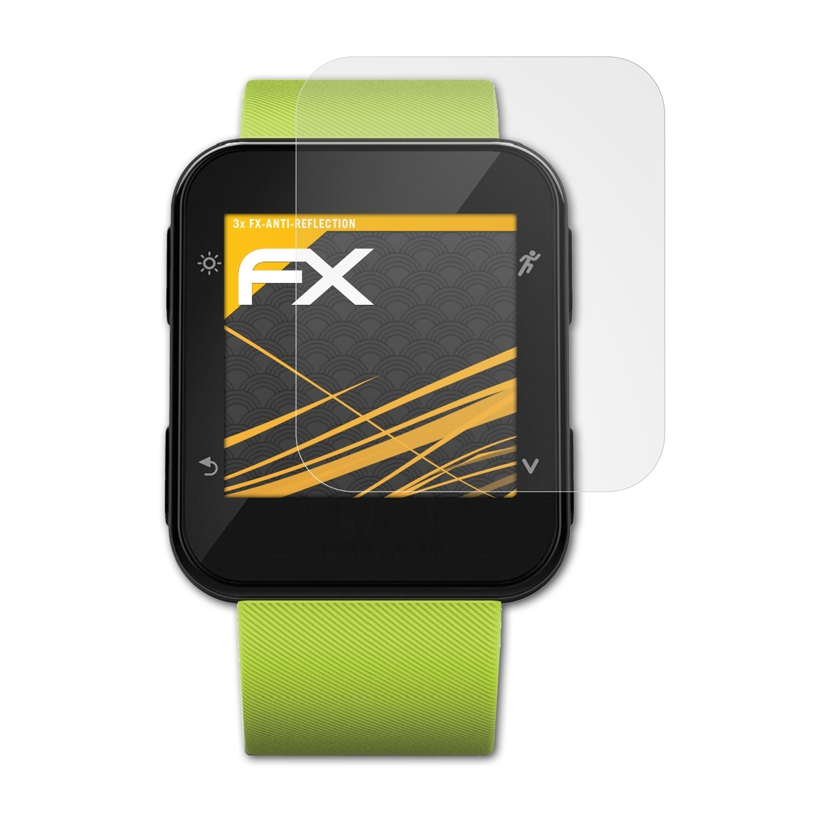 ATFOLIX 3x FX-Antireflex Displayschutz(für Forerunner Garmin 35)