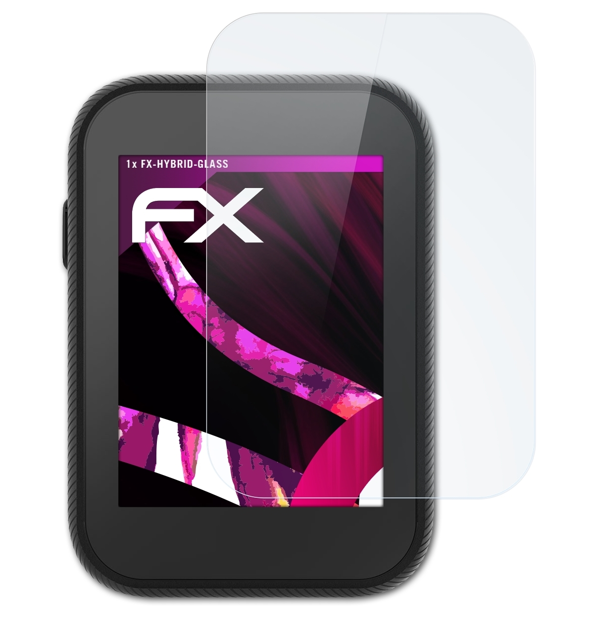 Garmin Approach FX-Hybrid-Glass ATFOLIX Schutzglas(für G30)