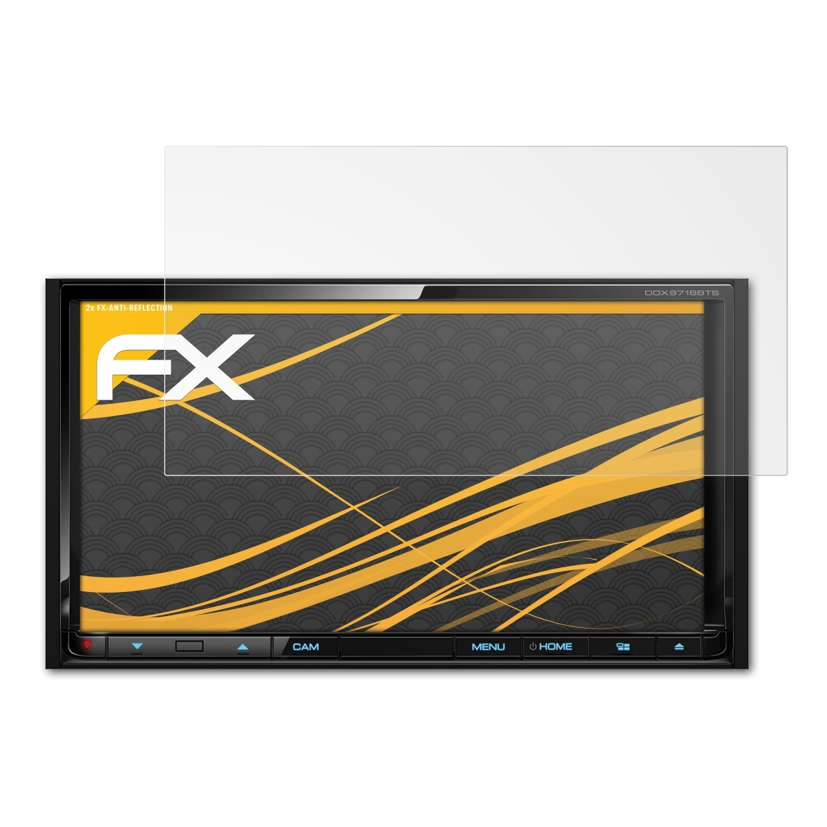 2x DDX9716BTS) Kenwood ATFOLIX Displayschutz(für FX-Antireflex