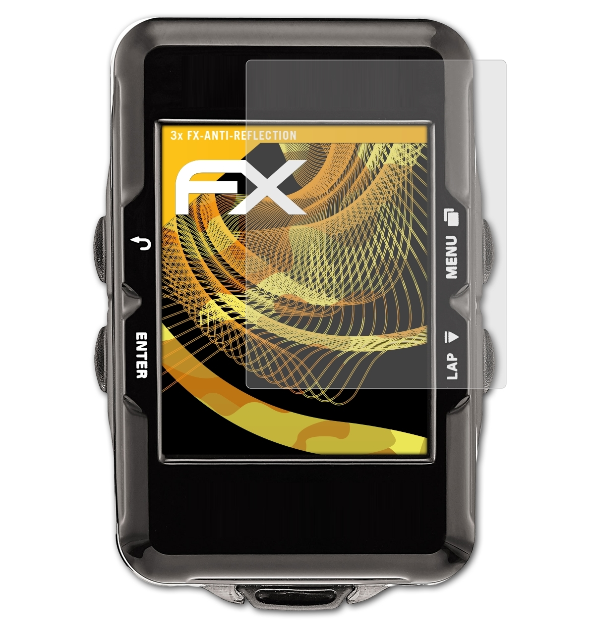 GPS) ATFOLIX FX-Antireflex Displayschutz(für Super 3x Lezyne