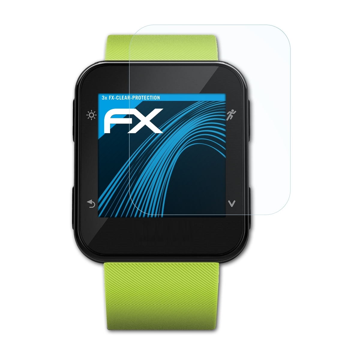 Forerunner ATFOLIX FX-Clear 3x Displayschutz(für Garmin 35)