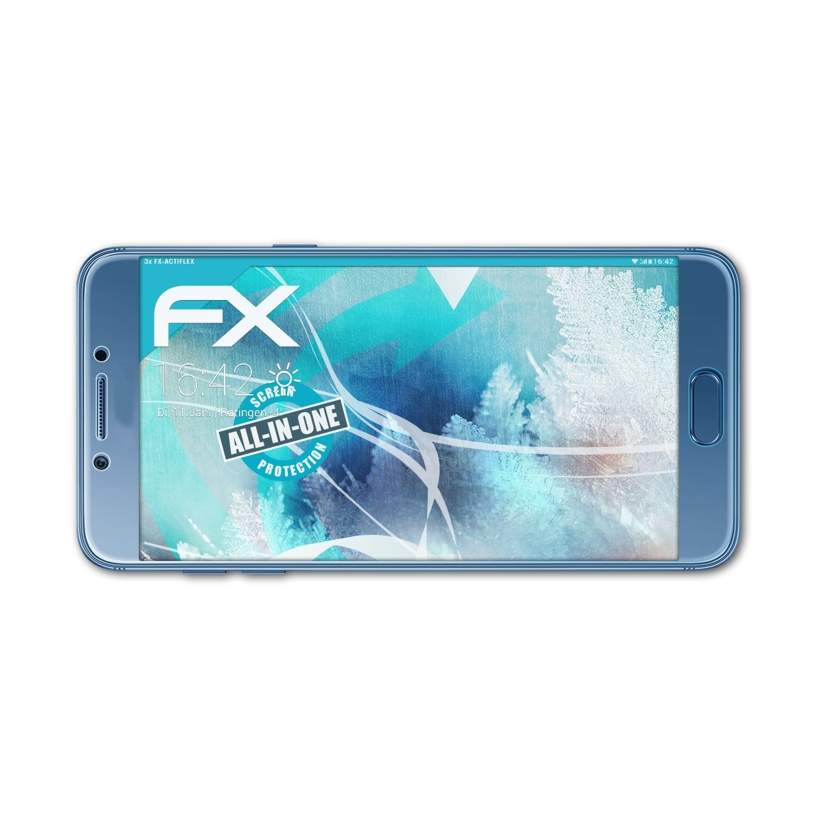 ATFOLIX 3x FX-ActiFleX Displayschutz(für C5 Pro Samsung (SM-C5010)) Galaxy
