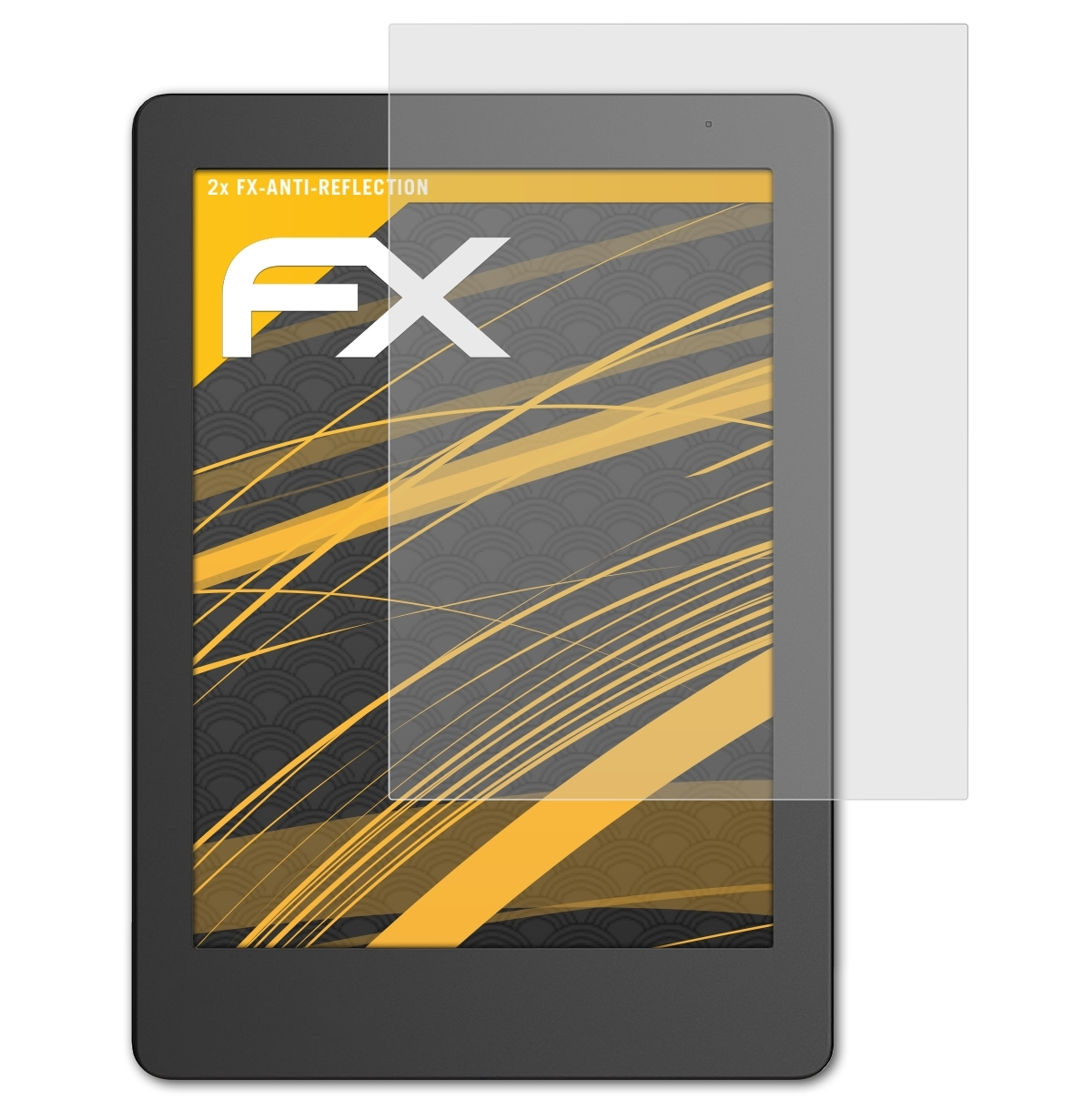 2x Edition Kobo Aura 2) FX-Antireflex Displayschutz(für ATFOLIX