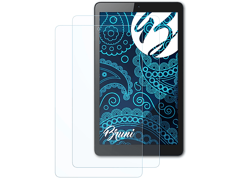 2x BRUNI MediaPad 7.0) Huawei Basics-Clear T3 Schutzfolie(für