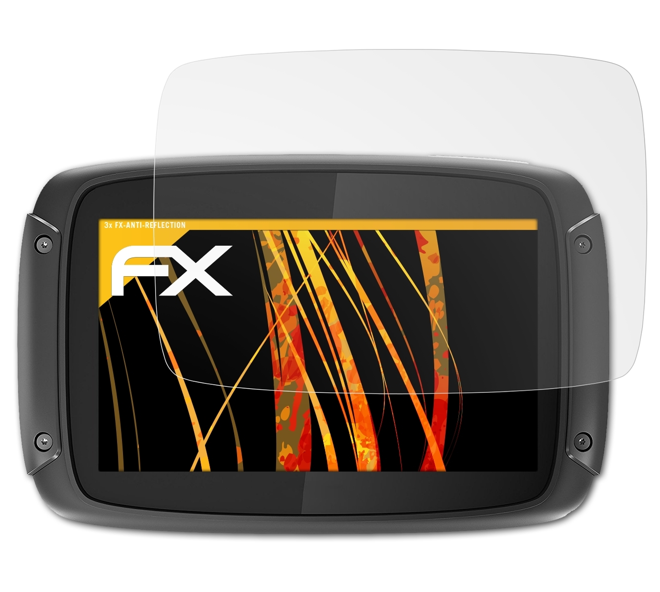 3x FX-Antireflex TomTom 42) Displayschutz(für ATFOLIX Rider
