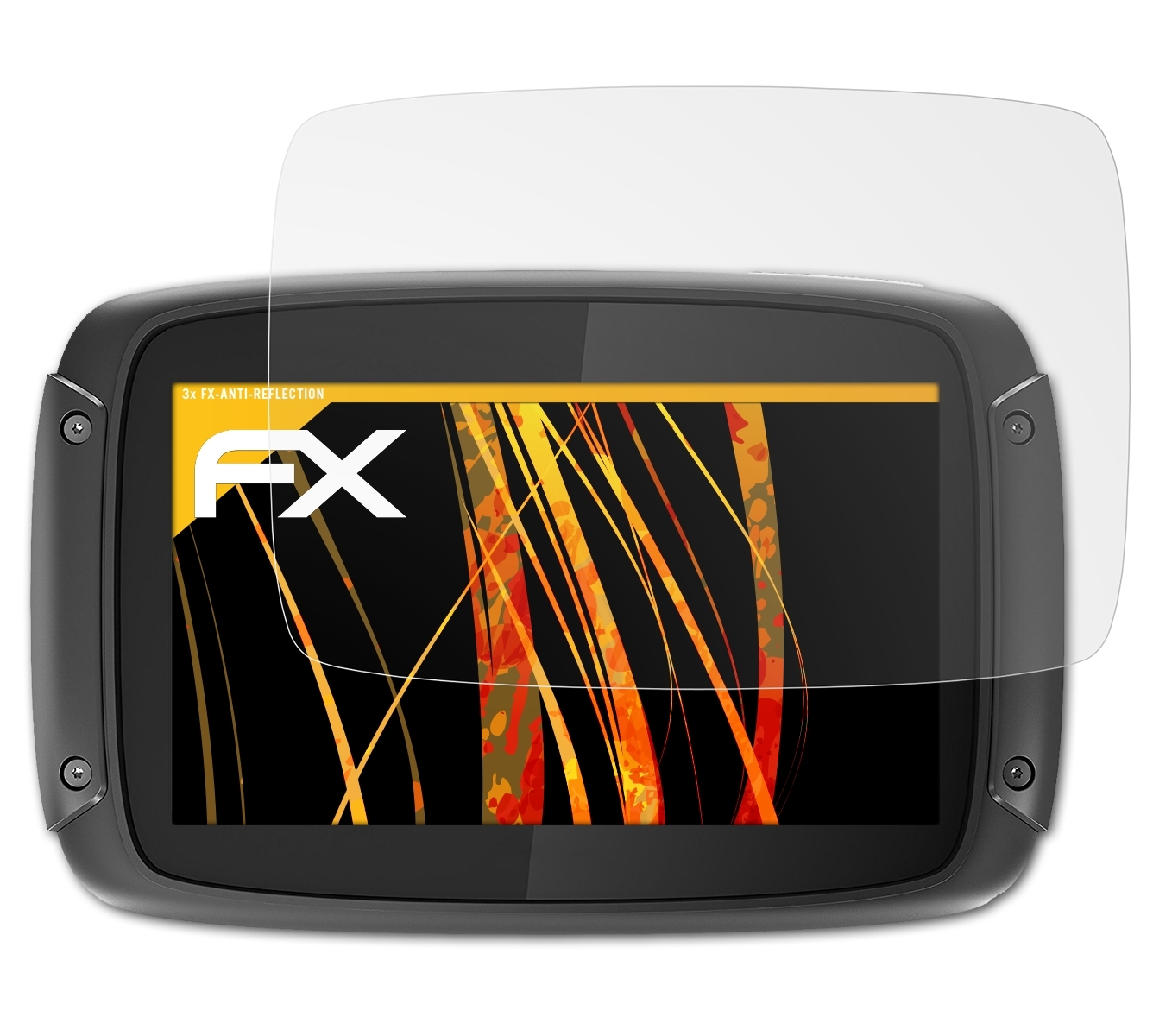 TomTom 3x ATFOLIX FX-Antireflex Displayschutz(für Rider 42)