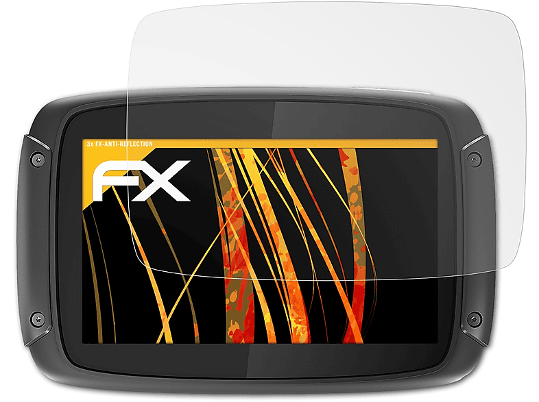 3x FX-Antireflex TomTom 42) Displayschutz(für ATFOLIX Rider