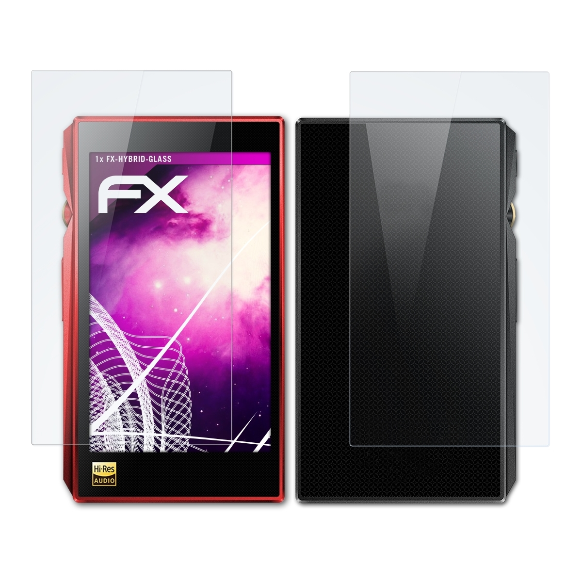 III) X5 FX-Hybrid-Glass FiiO Schutzglas(für ATFOLIX