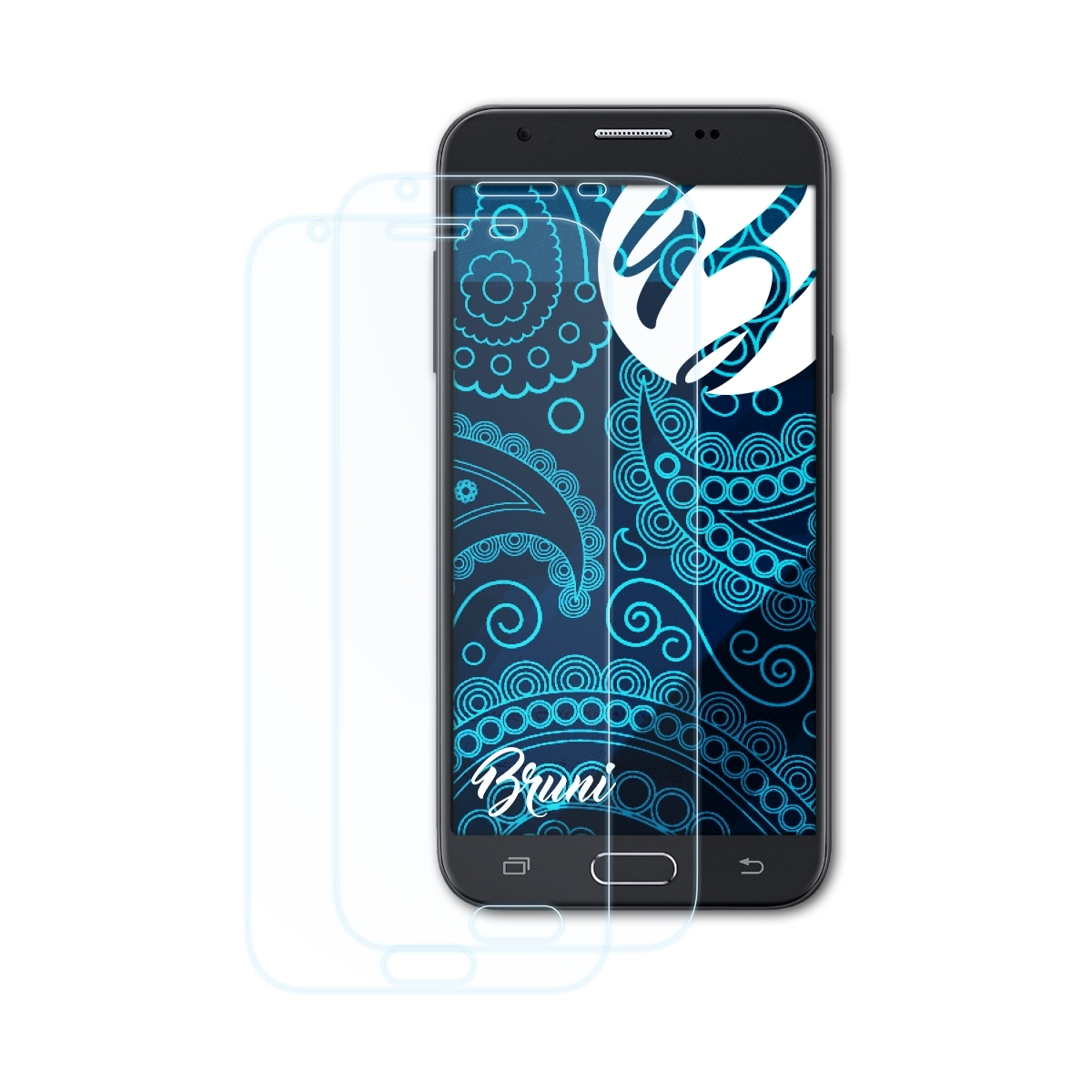 Prime) Galaxy BRUNI 2x Schutzfolie(für Basics-Clear Samsung J3