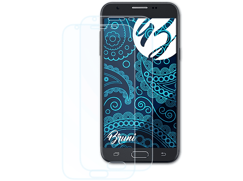 J3 BRUNI Galaxy Basics-Clear 2x Prime) Schutzfolie(für Samsung