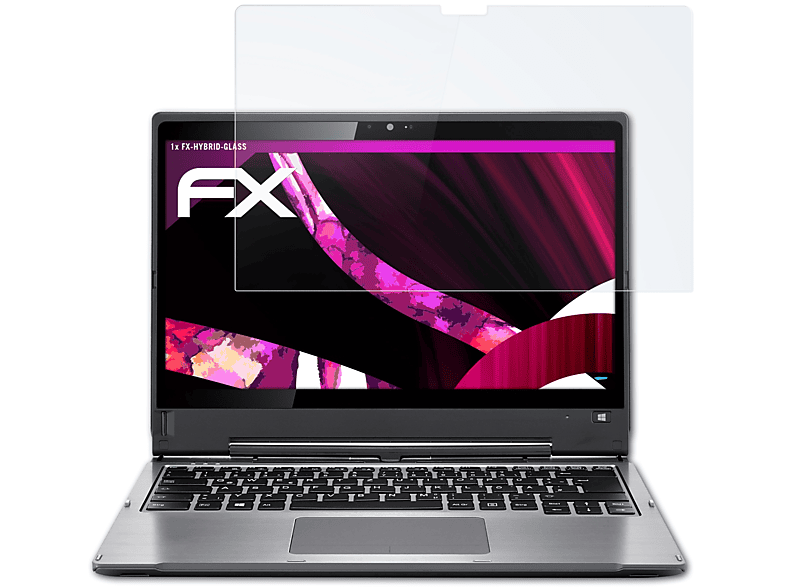 T936) FX-Hybrid-Glass ATFOLIX Lifebook Fujitsu Schutzglas(für
