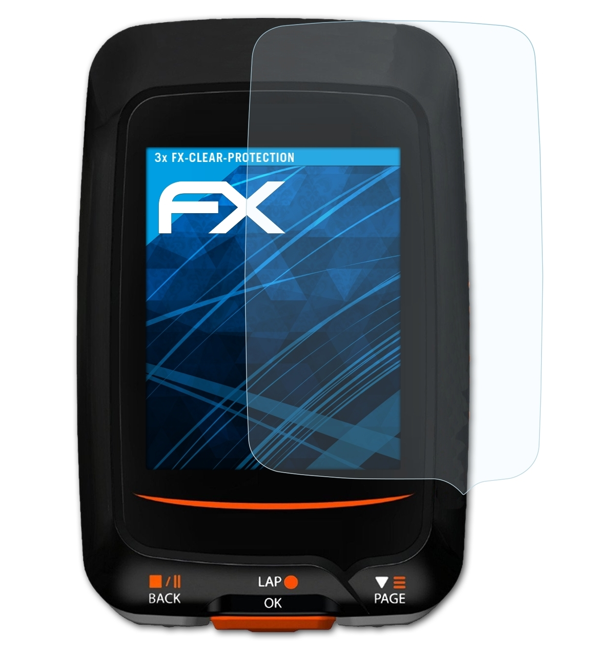 330) Bryton Rider FX-Clear ATFOLIX Displayschutz(für 3x