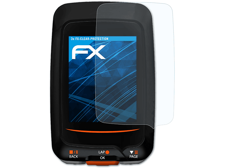 330) Bryton Rider FX-Clear ATFOLIX Displayschutz(für 3x