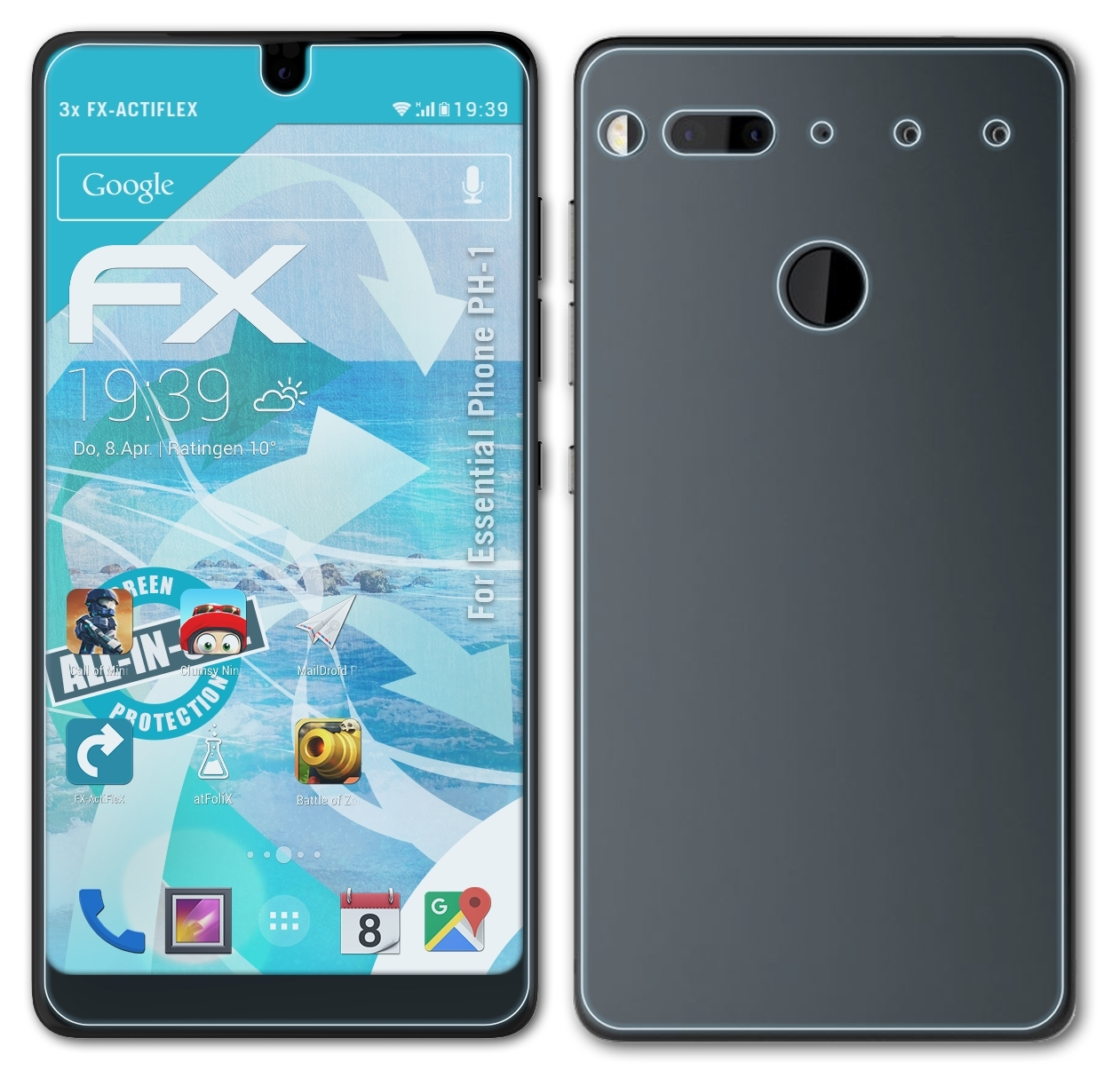 Phone Essential PH-1) Displayschutz(für FX-ActiFleX 3x ATFOLIX