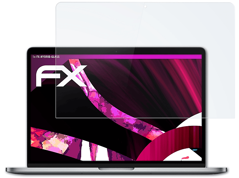 ATFOLIX inch) Pro MacBook 2017 FX-Hybrid-Glass Schutzglas(für 13 Apple
