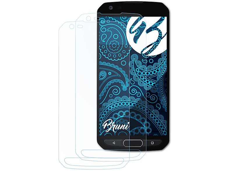 BRUNI 2x Basics-Clear Schutzfolie(für LG X venture)
